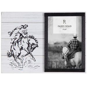 "Ranch Life" Bronc Rider Picture Frame - 5" x 7"