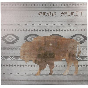 "The Free Spirit" Buffalo Canvas