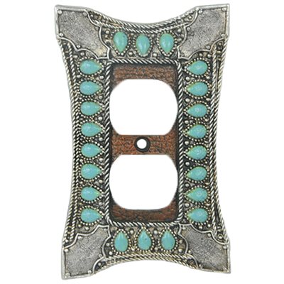 Turquoise Outlet Cover Plate