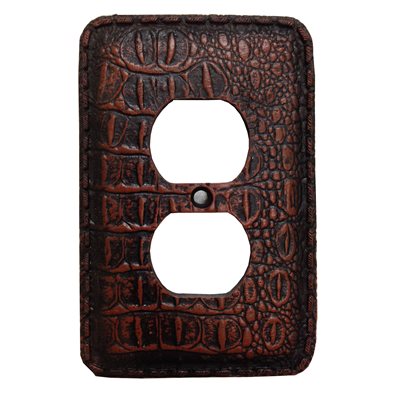 Croc Resin Single Outlet Plate Cover