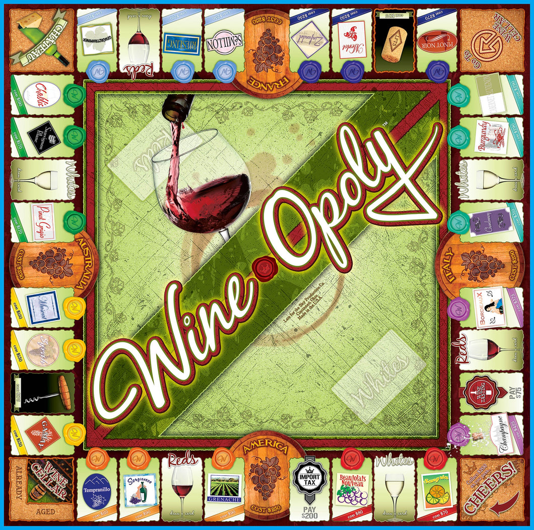Wine-opoly Western Board Game