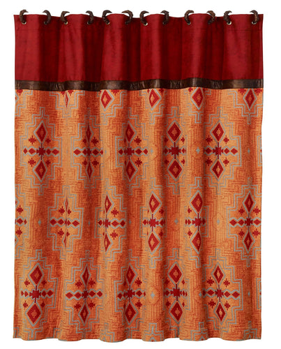 Corrales Sunset Shower Curtain