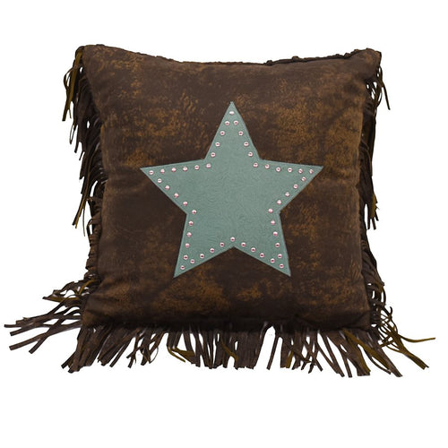 Cheyenne Star Accent Pillow Turquoise