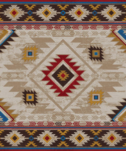 "Whiskey River - Natural" Southwestern Area Rugs - Choose from 6 Sizes!