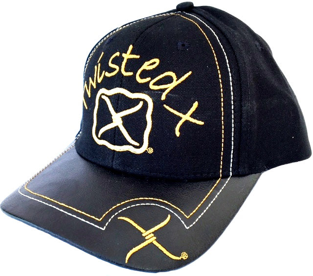 Twisted X Hunter - Black & Gold Embroidered Cap