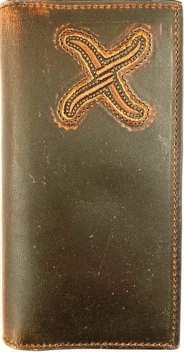 Twisted X Heavy Duty Brown Leather Rodeo Wallet