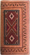 Load image into Gallery viewer, Western Aztec Beaded Rodeo Twisted-X Wallet