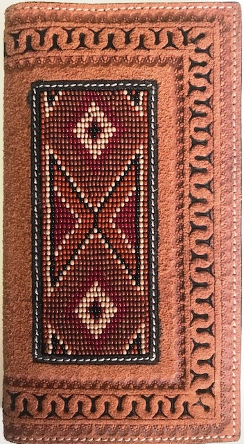 Western Aztec Beaded Rodeo Twisted-X Wallet