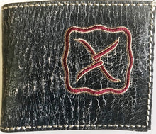 Load image into Gallery viewer, Twisted X Denim Distressed Bi-Fold Wallet with Embroidered Logo