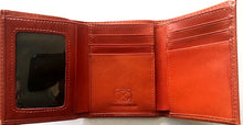 Load image into Gallery viewer, Twisted-X Tan Tooled Tri-Fold Wallet