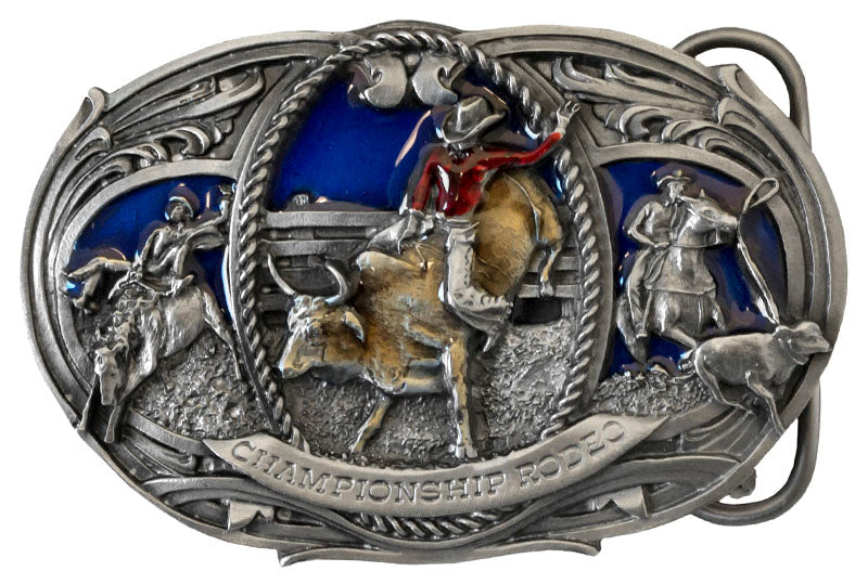 Championship Rodeo Belt Buckle - Small (Made in the USA) – Wild West Living