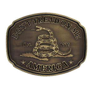 American Gadsden "Don't Tread on Me" Heritage Buckle