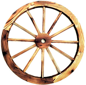 (AHWW) Decorative Wagon Wheel 23-1/2" Diameter