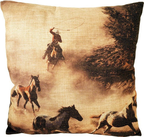 Boots & Bandana Western Accent Pillow - 20 x 20 – Wild West Living