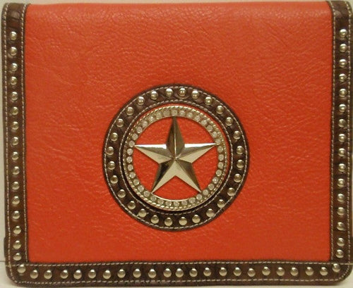(AWST-GG107) Western Star iPad Folio Case - Coral