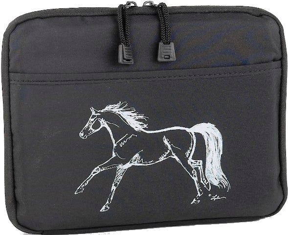 (AWST-GG932) Black Horse iPad Case with Adjustable Stand