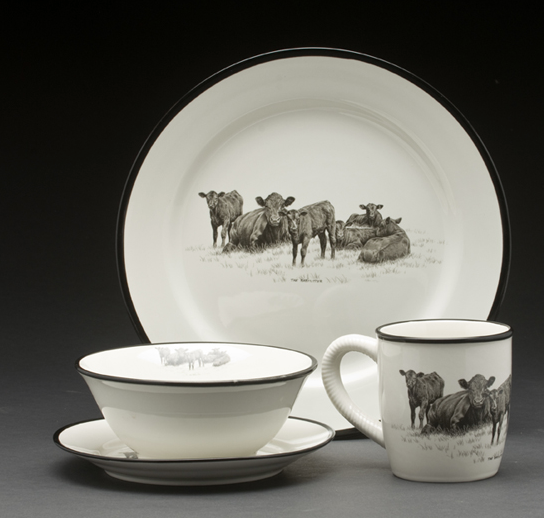 "Babysitter" 16-Piece Dinnerware Set - Round