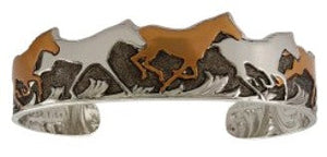 Curio Finish Horses of a Different Color Cuff Bracelet