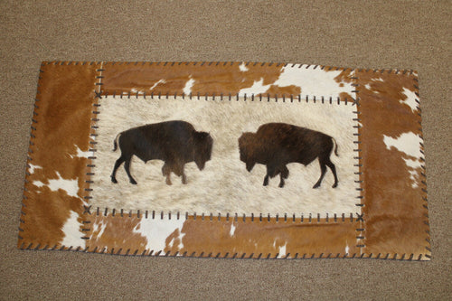 Western Cowhide Buffalo Rug - 20