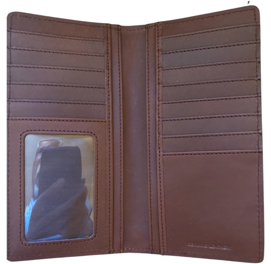 Texas & USA Leather Rodeo Wallet – Wild West Living