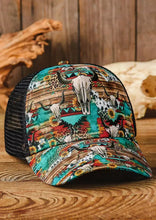 Load image into Gallery viewer, Steer Skull Colorful Cap