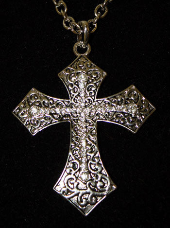 (CDS-CP1708) Western Cross Pendant Necklace