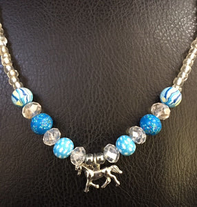 "Prancing Horse" Western Necklace