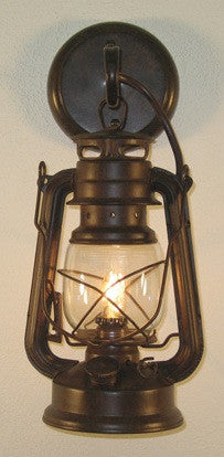 (CHD-RLSS) Western Small Rustic Lantern Wall Sconce
