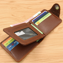 Load image into Gallery viewer, Western Brown Bi-Fold Wallet with Croc Print