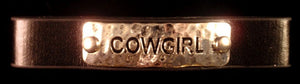 (CSBR550-CGBLK) Western "Cowgirl" Snap Bracelet Black