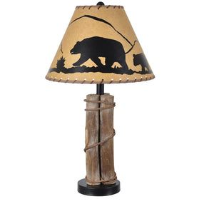 "Bear Walk" Table Lamp - 2 Pieces