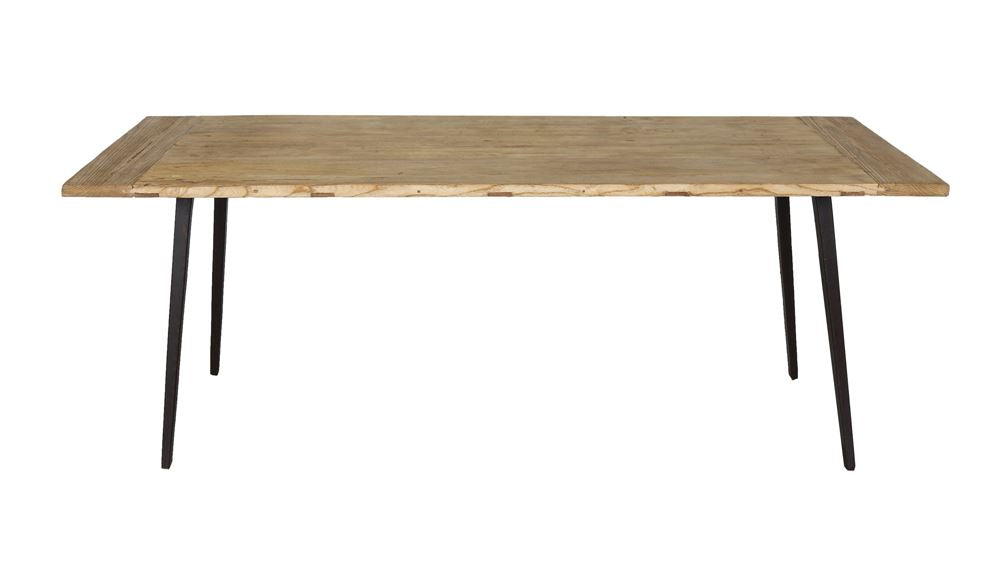 Repurposed Wood and Metal Table - 78