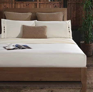 (DKSSSW24CRMK) Southwest Stitch Embroidered Sheets Creme - King