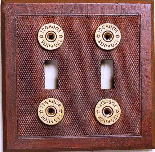 (DM-B5050128) Shotgun Shell Double Switch Plate