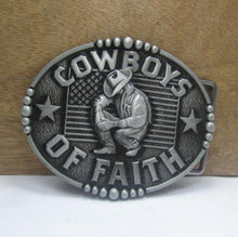 Load image into Gallery viewer, Christian Cowboy Metal Belt Buckle