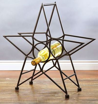 Iron Star Wine Bottle Holder