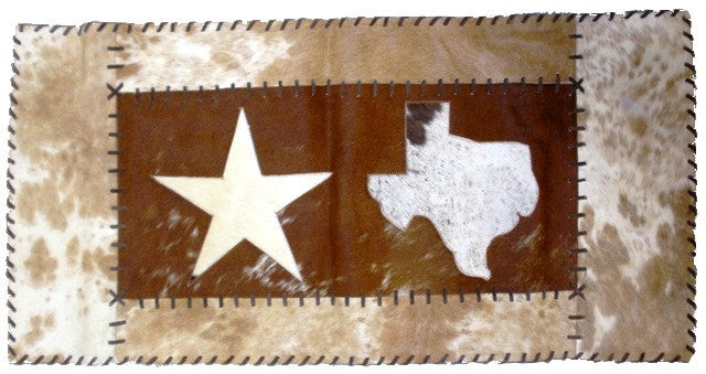 (GLPTXR) Western Cowhide Texas & Star Rug
