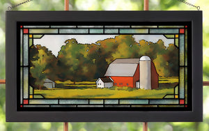 "Grandpa's Barn" Stained Glass Art