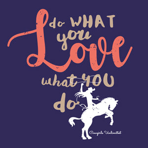 "Love What You Do" Western Faith Hoodie