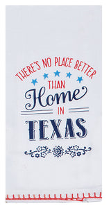 "Home in Texas" Krinkle Flour Sack Towel