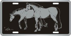 Horse License Plates
