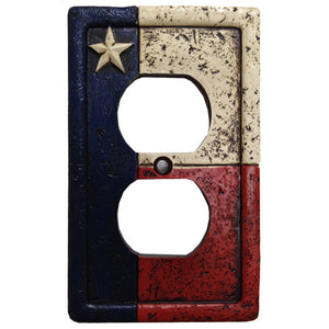 (HXWD8008-SO) Texas Single Outlet Plate