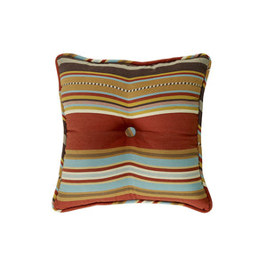 (HXWS4060P3) "Calhoun" Western Striped Tufted Accent Pillow