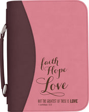 Load image into Gallery viewer, (PGD-BBX08) &quot;Faith, Hope, Love&quot; Bible Cover