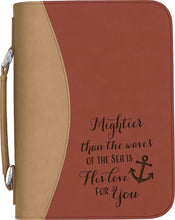 Load image into Gallery viewer, (PGD-BBX05) &quot;Mightier Than the Sea is His Love For You&quot; Bible Cover