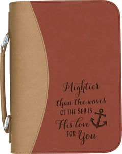 (PGD-BBX05) "Mightier Than the Sea is His Love For You" Bible Cover