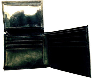 (3DB-WTL255) Tony Lama Black Toe Bug Stitch Bi-Fold Wallet
