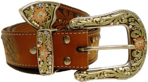 (MFWN3461897) Western Ladies' 1-1/2" Multi-Colored Leather Belt