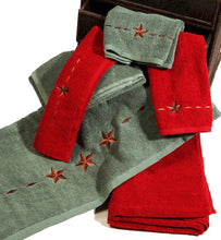 Load image into Gallery viewer, (HXTW2010) &quot;Embroidery Star&quot; Western 3-Pc. Towel Set
