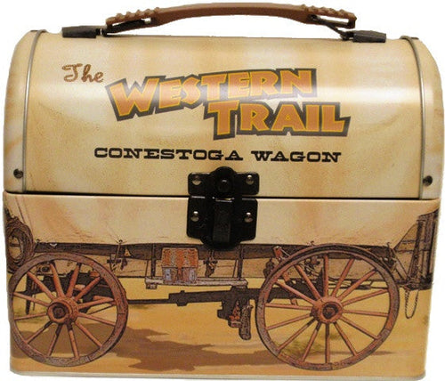 (JT-87-7711) Western Covered Wagon Lunch Box